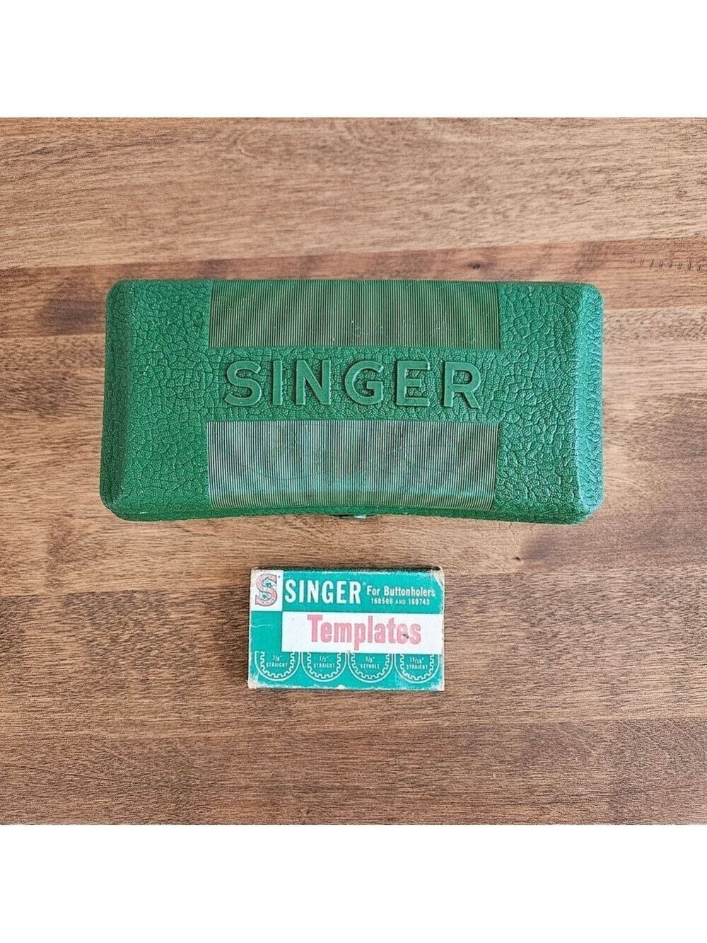 Singer Green Sewing Machine Templates - Picture 2 of 2